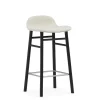 - Form Barstool 65 cm Full Upholstery Black Oak*Normann Copenhagen New