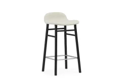 - Form Barstool 65 cm Full Upholstery Black Oak*Normann Copenhagen New
