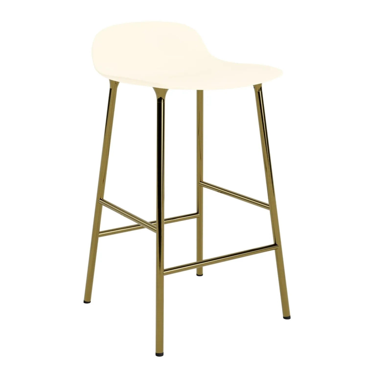 - Form Barstool 65 cm - Creme/Messing*Normann Copenhagen Sale