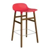 - Form Barstool 65 cm - Rød/Valnød*Normann Copenhagen Best