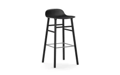 - Form Barstool 75 cm Black Oak*Normann Copenhagen