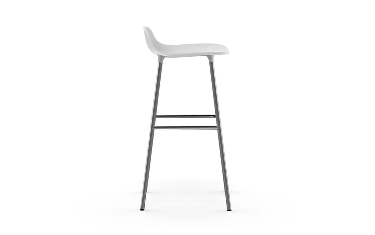 - Form Barstool 75 cm Chrome*Normann Copenhagen