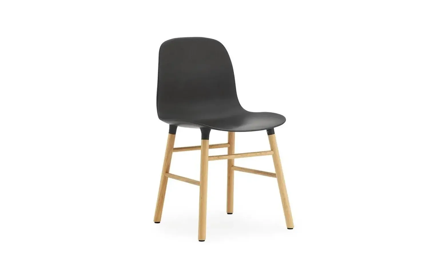 - Form Chair Oak - Sort og Eg*Normann Copenhagen Discount