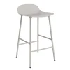 - Form Barstool 65 cm - Lys grå/Stål*Normann Copenhagen Clearance