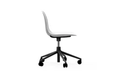 - Form Chair Swivel 5W Gas Lift Black Alu^Normann Copenhagen Outlet