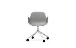 - Form Armchair Swivel 4W Alu^Normann Copenhagen