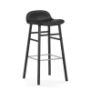 - Form Barstool 75 cm Full Upholstery Black Oak^Normann Copenhagen Online