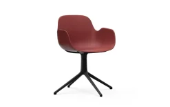 - Form Armchair Swivel 4L Black Alu^Normann Copenhagen