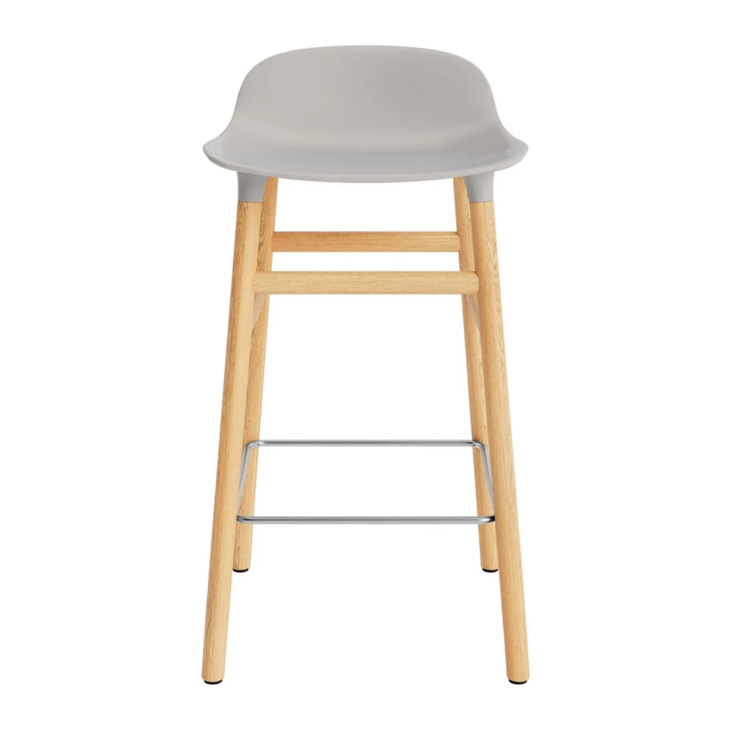 - Form Barstool 65 cm - Varm grå/Eg^Normann Copenhagen Discount