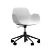 - Form Armchair Swivel 5W Gas Lift Black Alu*Normann Copenhagen
