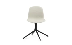 - Form Chair Swivel 4L Full Uph. Black Alu^Normann Copenhagen Sale