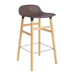 - Form Barstool 65 cm - Brun/Eg^Normann Copenhagen Hot