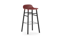 - Form Barstool 75 cm Black Oak*Normann Copenhagen