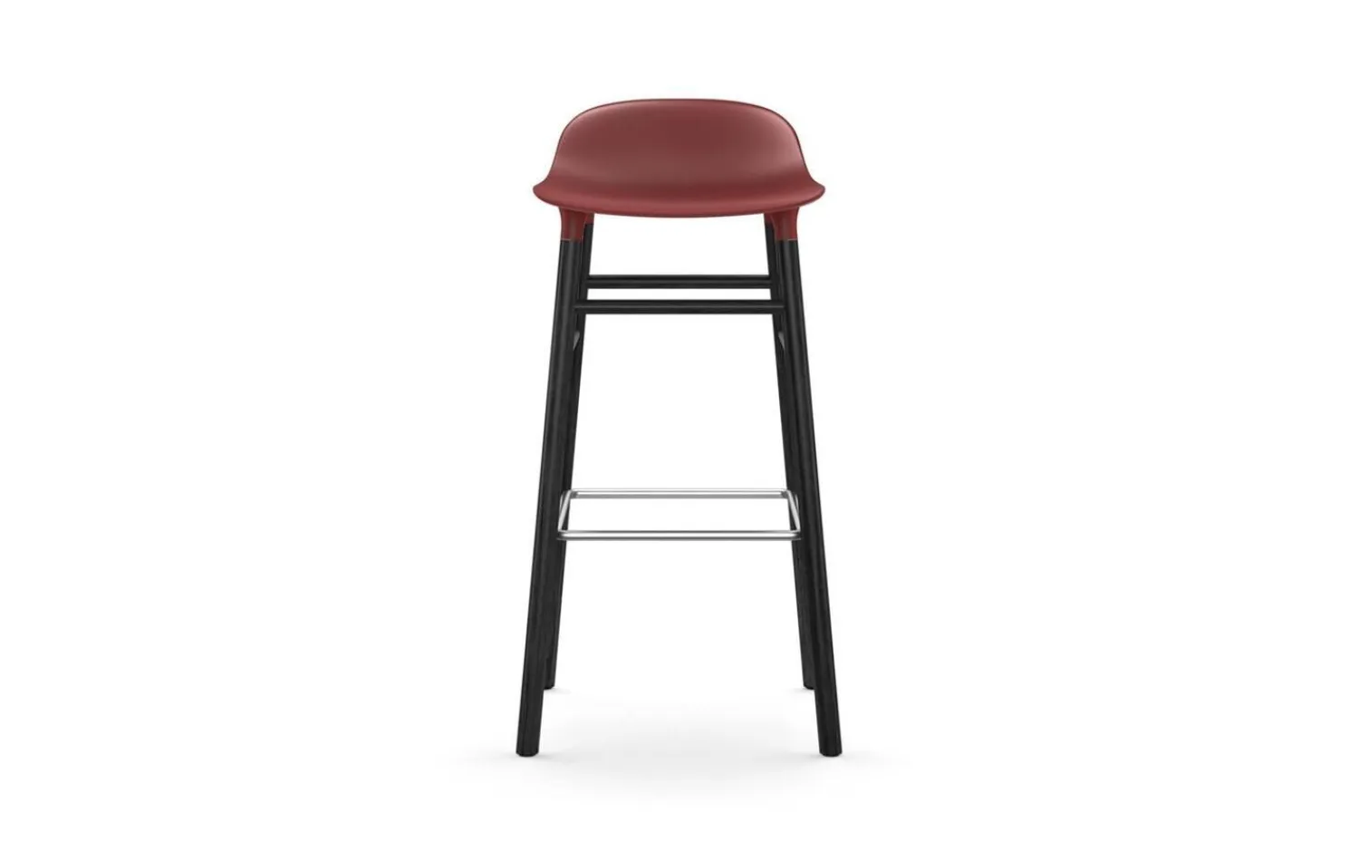 - Form Barstool 75 cm Black Oak*Normann Copenhagen