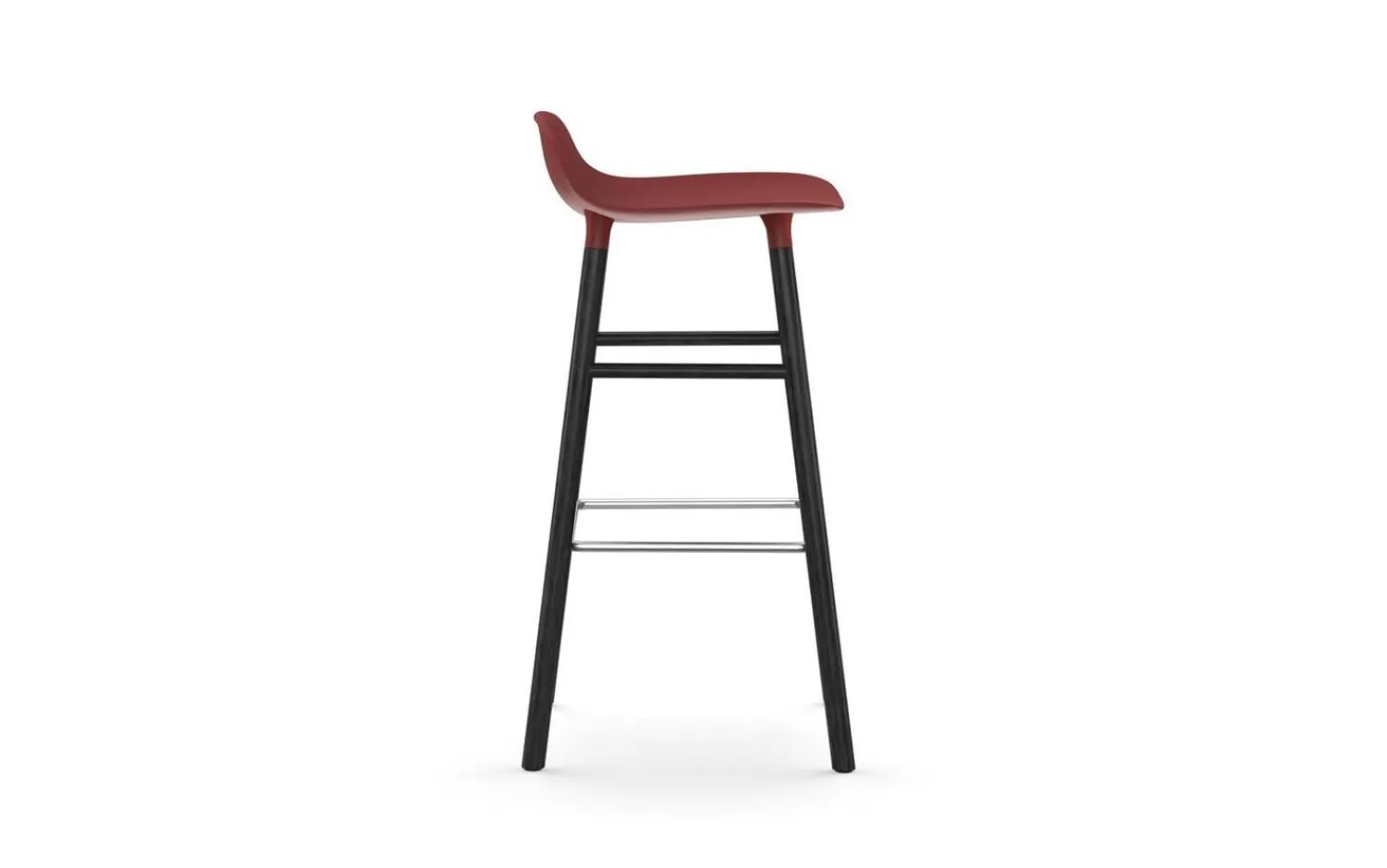 - Form Barstool 75 cm Black Oak*Normann Copenhagen