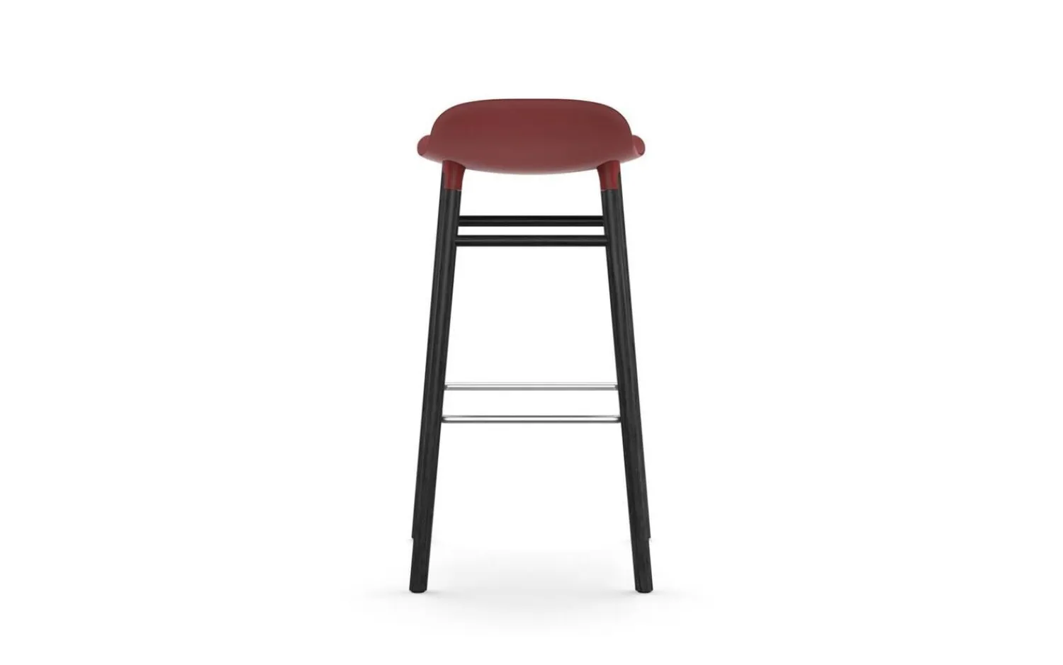 - Form Barstool 75 cm Black Oak*Normann Copenhagen