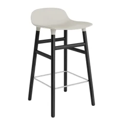 - Form Barstool 65 cm - Lys grå/Sort eg*Normann Copenhagen Clearance