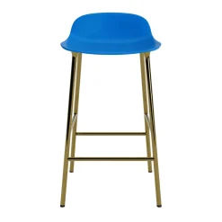 - Form Barstool 65 cm - Blå/Messing^Normann Copenhagen Outlet