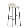 - Form Barstool 75 cm Full Upholstery Steel*Normann Copenhagen Best