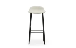 - Form Barstool 75 cm Full Upholstery Steel*Normann Copenhagen Best