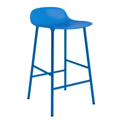 - Form Barstool 65 cm - Blå/Stål*Normann Copenhagen Sale
