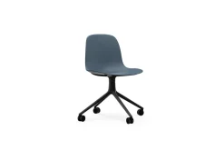 - Form Chair Swivel 4W Black Alu^Normann Copenhagen New