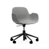 - Form Armchair Swivel 5W Gas Lift Black Alu^Normann Copenhagen Best