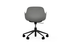 - Form Armchair Swivel 5W Gas Lift Black Alu^Normann Copenhagen Best