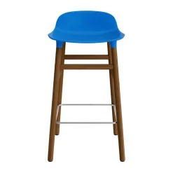 - Form Barstool 65 cm - Blå/Valnød^Normann Copenhagen Outlet