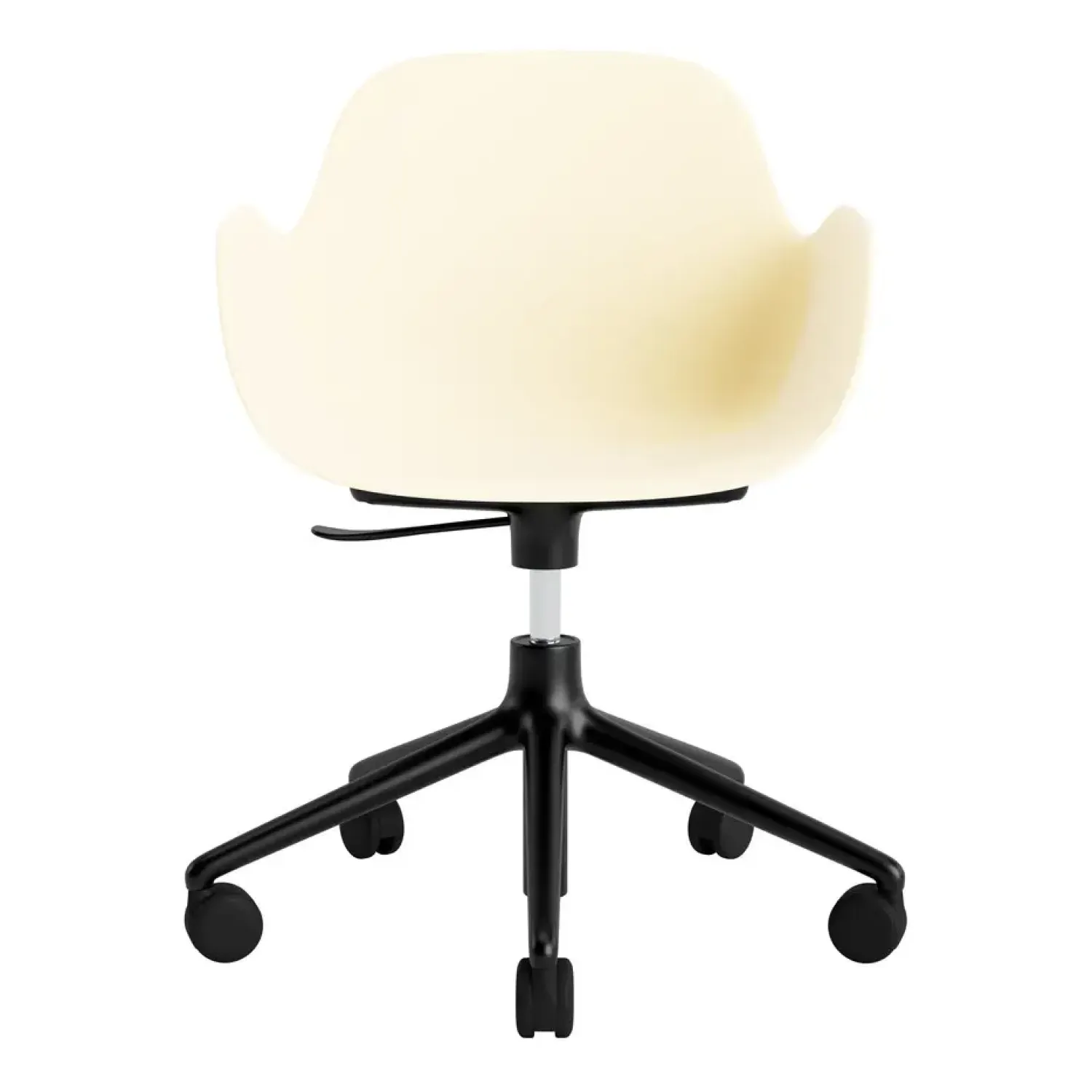 - Form Armstol Swivel 5W med hjul - Sort/Creme*Normann Copenhagen New