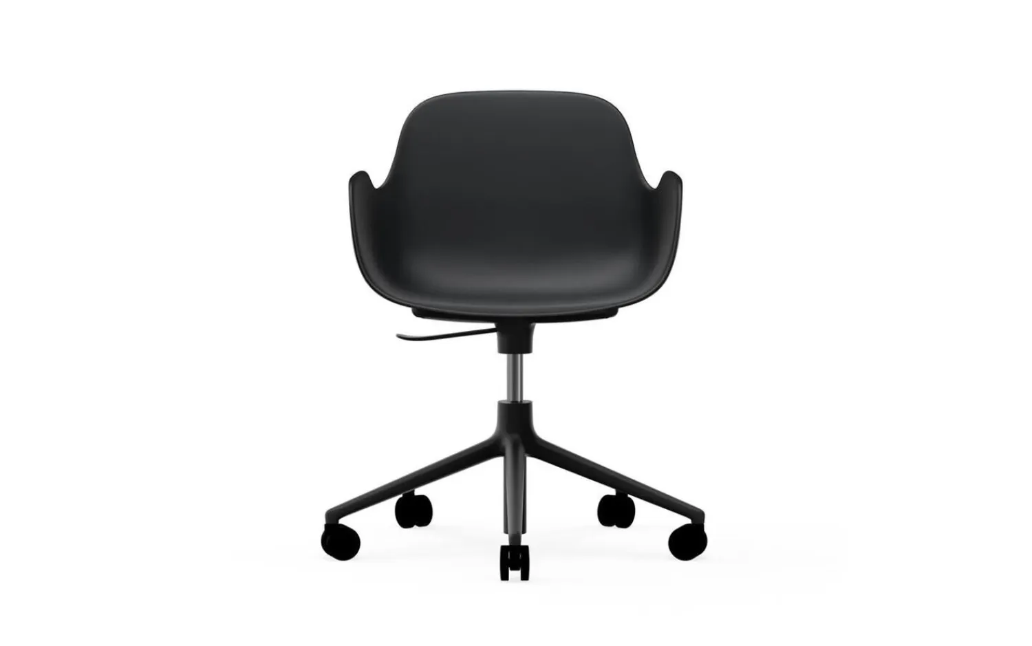 - Form Armchair Swivel 5W Gas Lift Black Alu*Normann Copenhagen New