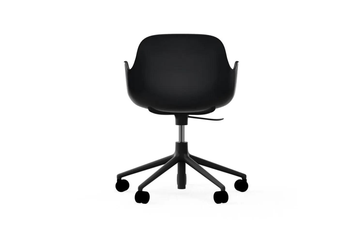- Form Armchair Swivel 5W Gas Lift Black Alu*Normann Copenhagen New