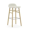 - Form Barstool 75 cm Full Upholstery Oak^Normann Copenhagen Discount