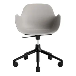 - Form Armstol Swivel 5W med hjul - Sort/Varm grå^Normann Copenhagen Sale