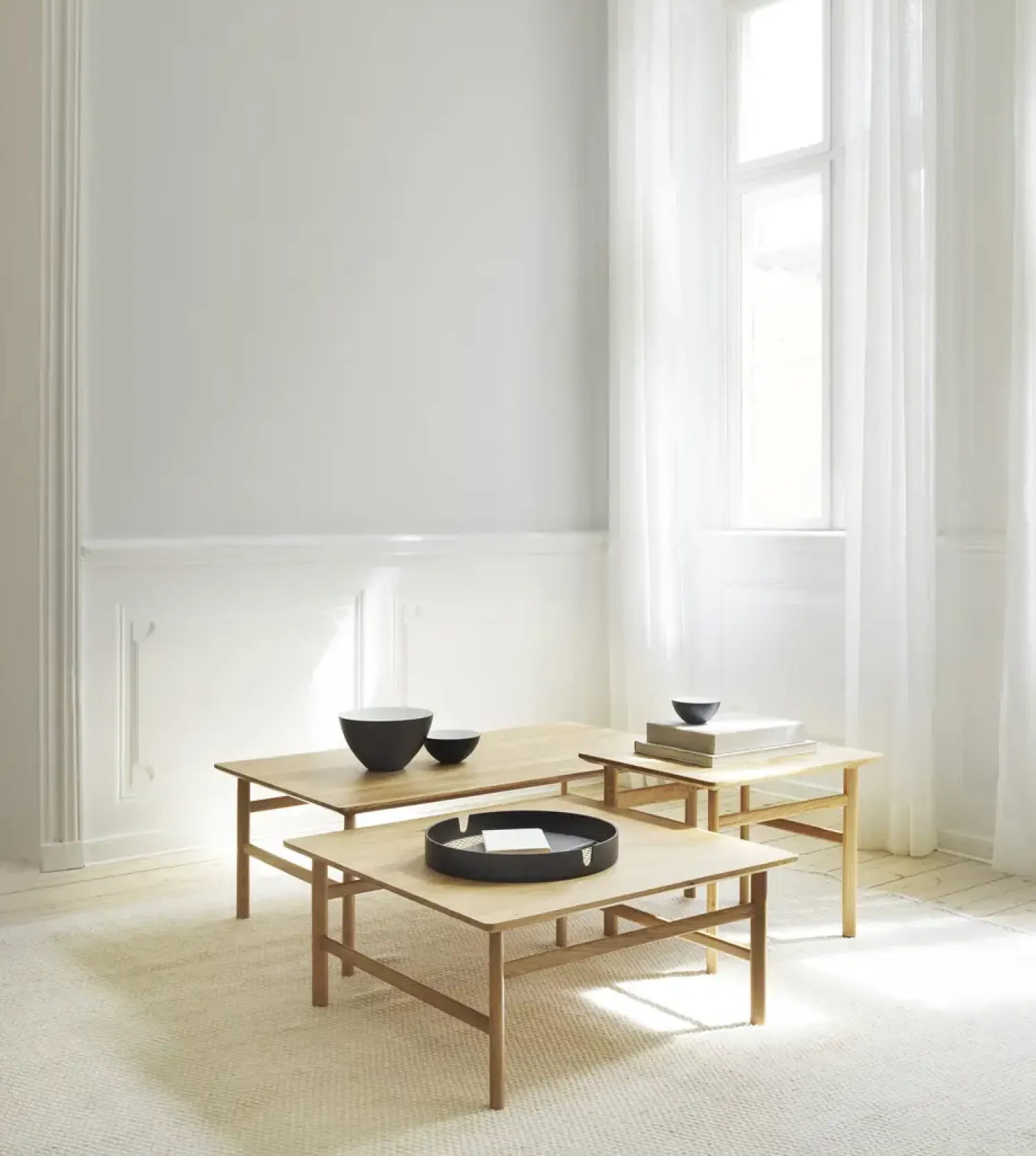 - Grow Table 50 x 60 cm. Oak^Normann Copenhagen Clearance