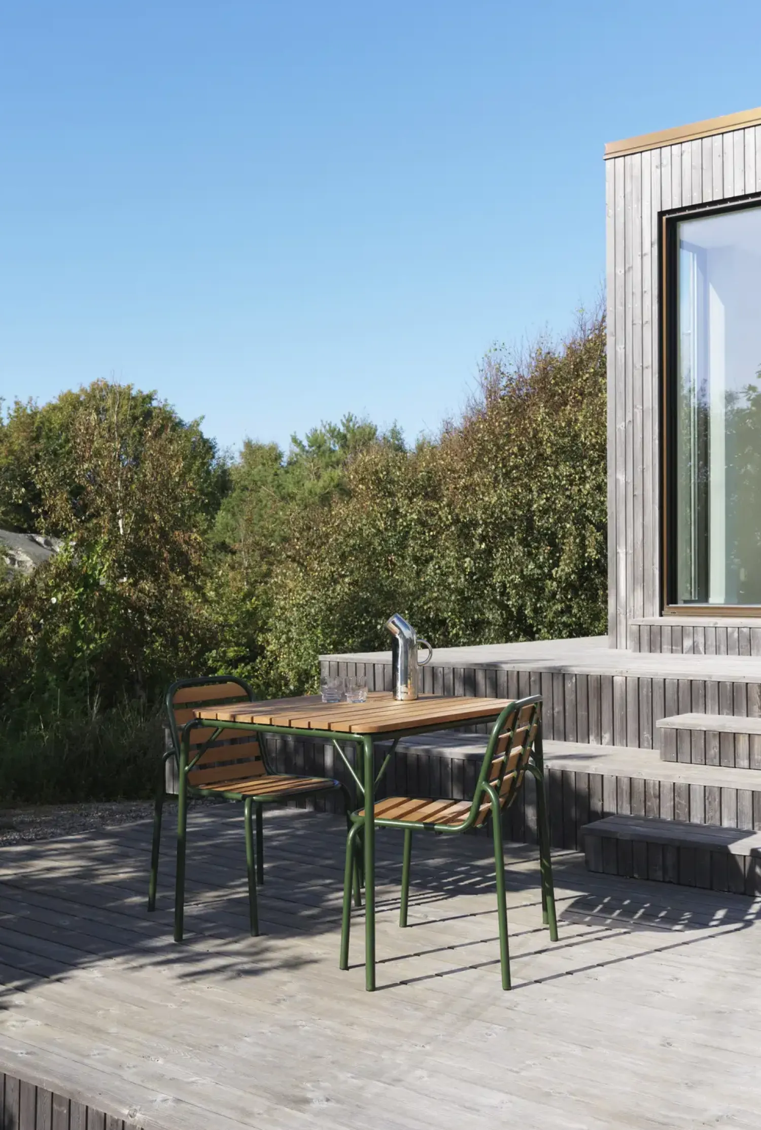 - Havebord - Vig Robinie - 90x80 - Mørke grøn^Normann Copenhagen New