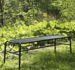 - Havebænk - Vig - Sort - 150 x 50 x 46 cm^Normann Copenhagen Outlet