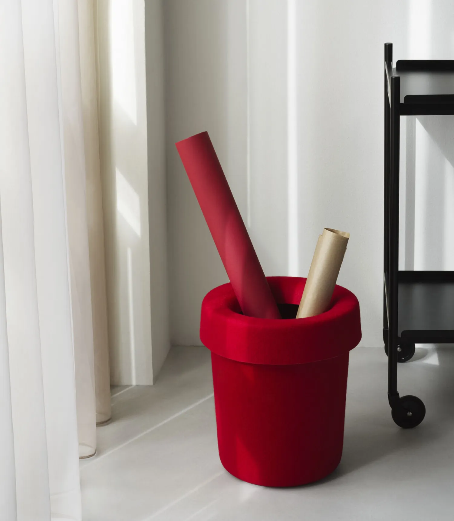 - Hide Office Bin Bright Red^Normann Copenhagen Sale