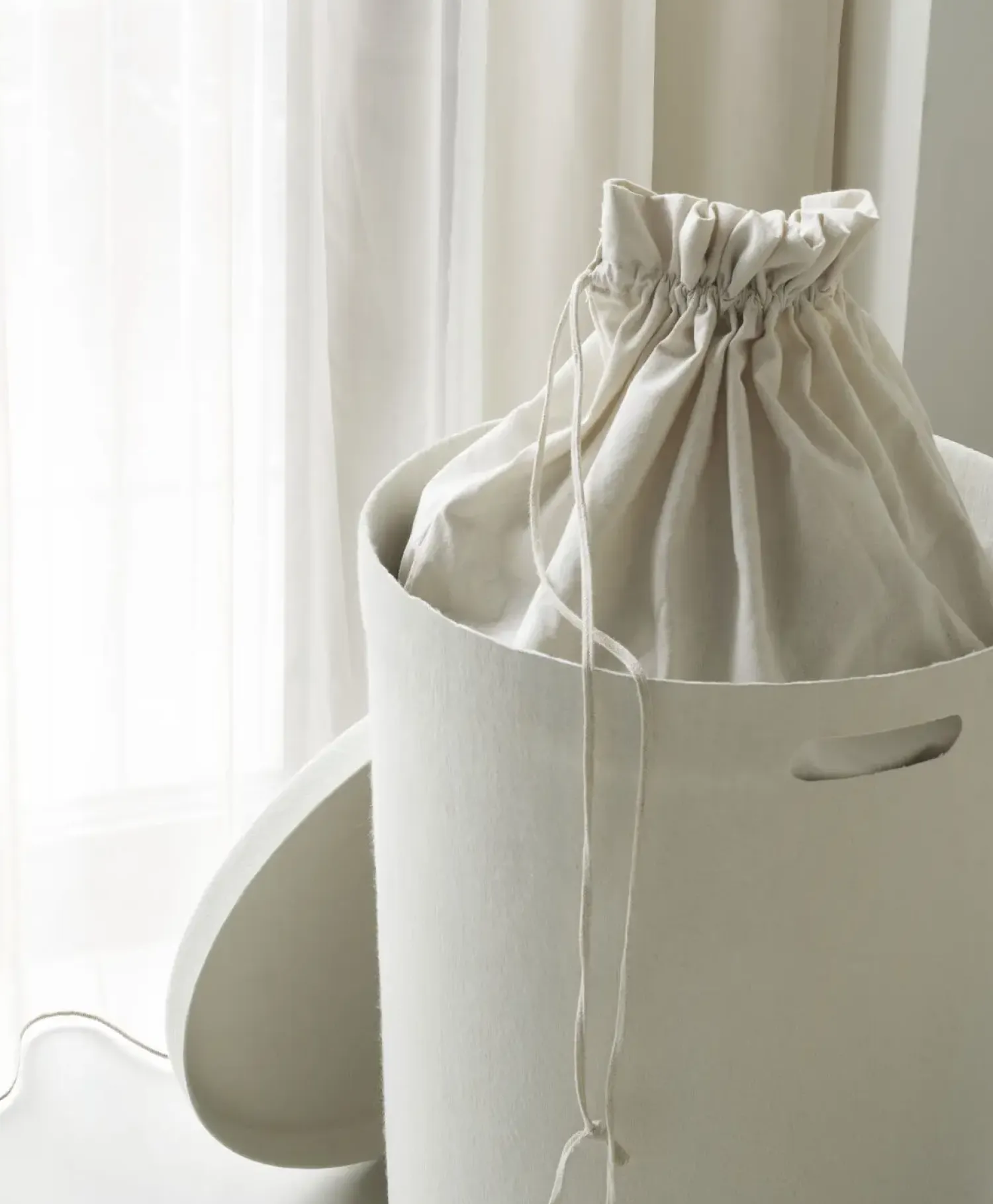 - Hide Laundry Basket Cotton Liner Off White^Normann Copenhagen Clearance