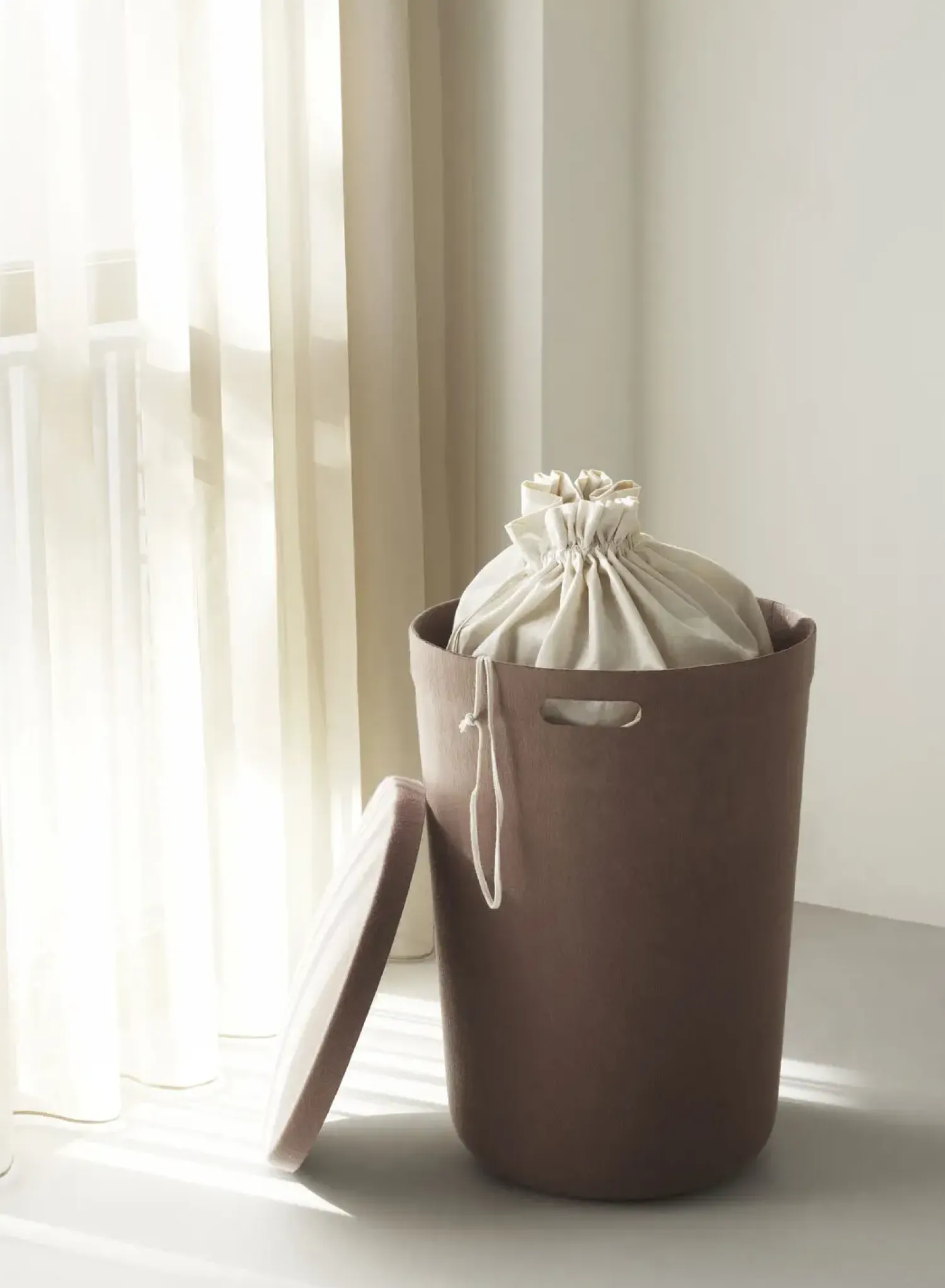 - Hide Laundry Basket Cotton Liner Off White^Normann Copenhagen Clearance