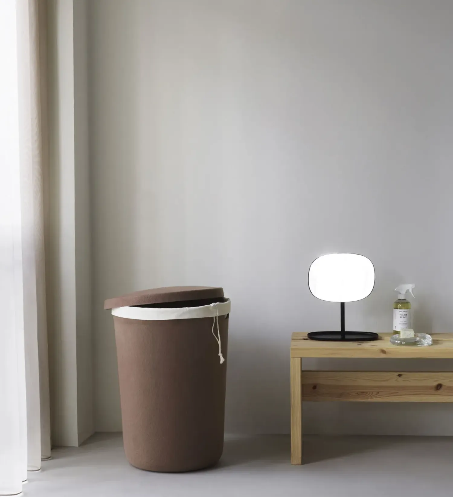 - Hide Laundry Basket Cotton Liner Off White^Normann Copenhagen Clearance