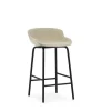 - Hyg Barstool 65 cm Full Upholstery Black Steel^Normann Copenhagen New