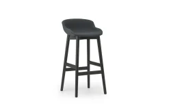 - Hyg Barstool 75 cm Full Upholstery Black Oak*Normann Copenhagen Outlet