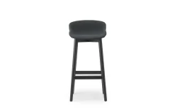 - Hyg Barstool 75 cm Full Upholstery Black Oak*Normann Copenhagen Outlet