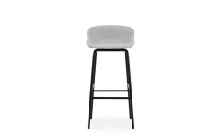- Hyg Barstool 75 cm Full Upholstery Black Steel^Normann Copenhagen Discount
