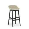 - Hyg Barstool 75 cm Full Upholstery Black Oak^Normann Copenhagen Clearance