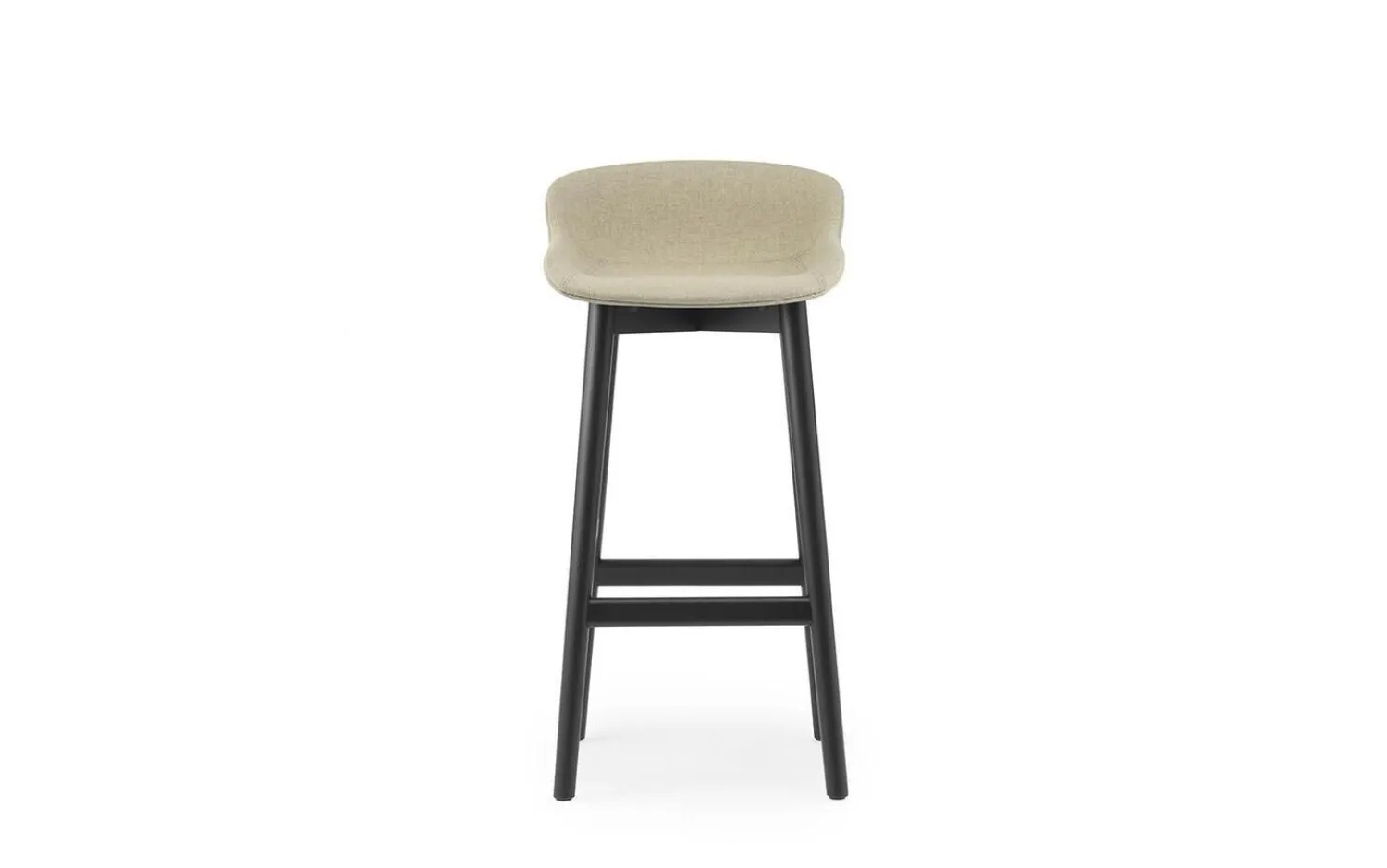 - Hyg Barstool 75 cm Full Upholstery Black Oak^Normann Copenhagen Clearance