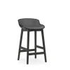 - Hyg Barstool 65 cm Front Upholstery Black & Black Oak*Normann Copenhagen Clearance