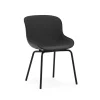 - Hyg Chair Front Upholstery Black & Black Steel*Normann Copenhagen Hot