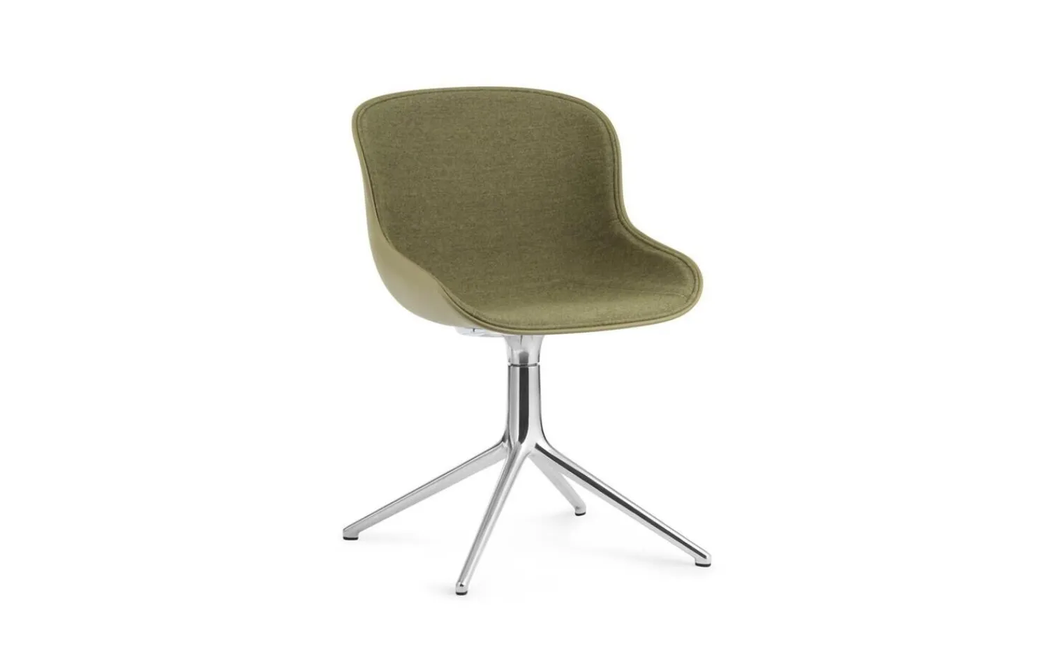 - Hyg Chair Swivel 4L Front Upholstery Olive & Alu*Normann Copenhagen Discount
